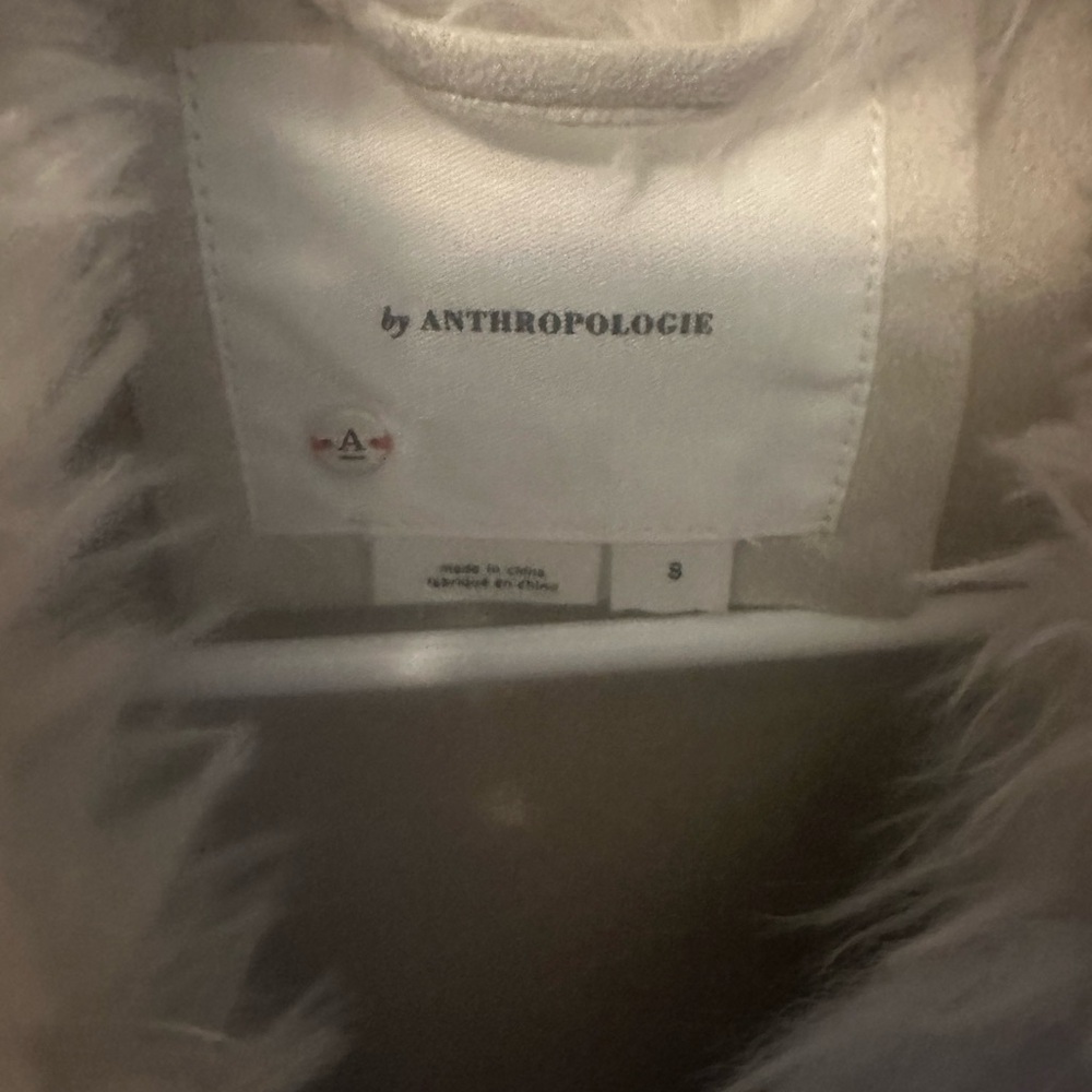 NWOT Anthropologie Toggle Sherpa Jacket Ivory Size Small. Sold out. - Picture 7 of 7